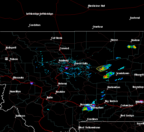Interactive Hail Maps Hail Map for Denton, MT