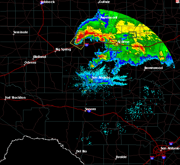 Interactive Hail Maps Hail Map for Snyder, TX