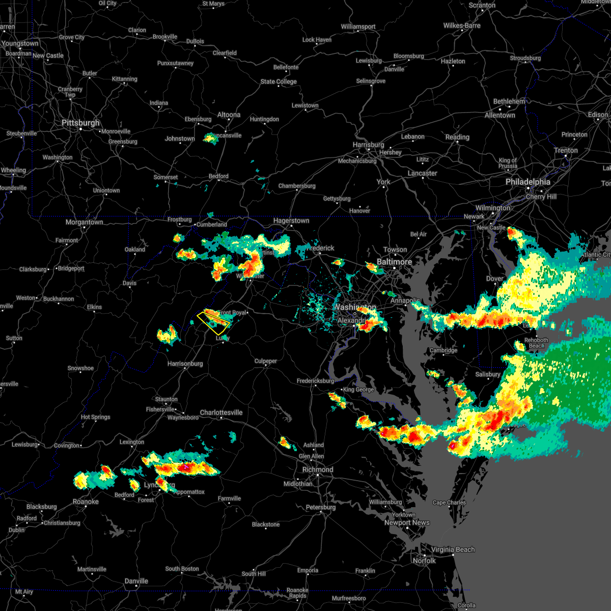 Interactive Hail Maps Hail Map for Edinburg, VA