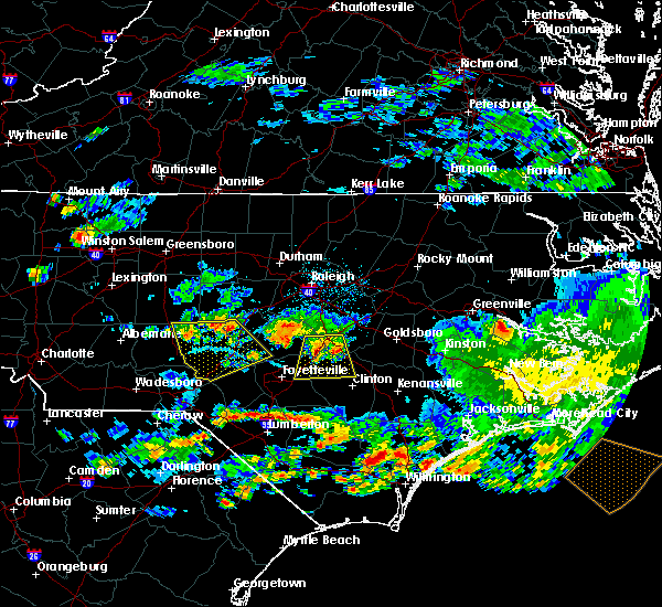 Interactive Hail Maps Hail Map for Sanford, NC