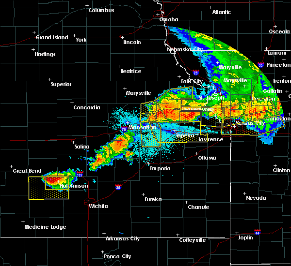 Interactive Hail Maps Hail Map for Topeka, KS