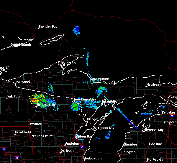 Interactive Hail Maps Hail Map for Sayner, WI