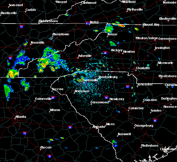 Interactive Hail Maps Hail Map for Greenville, SC