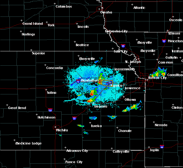 Interactive Hail Maps Hail Map for Topeka, KS