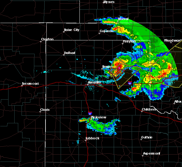 Interactive Hail Maps Hail Map for Pampa, TX