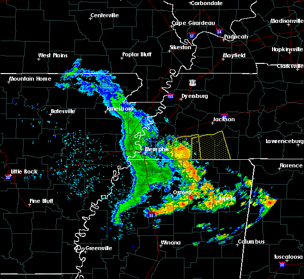Interactive Hail Maps Hail Map for Bolivar, TN