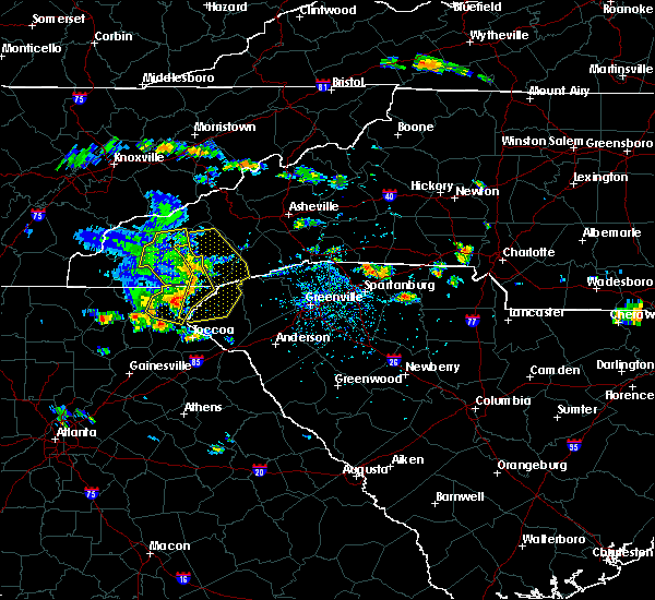 Interactive Hail Maps Hail Map for Cashiers, NC