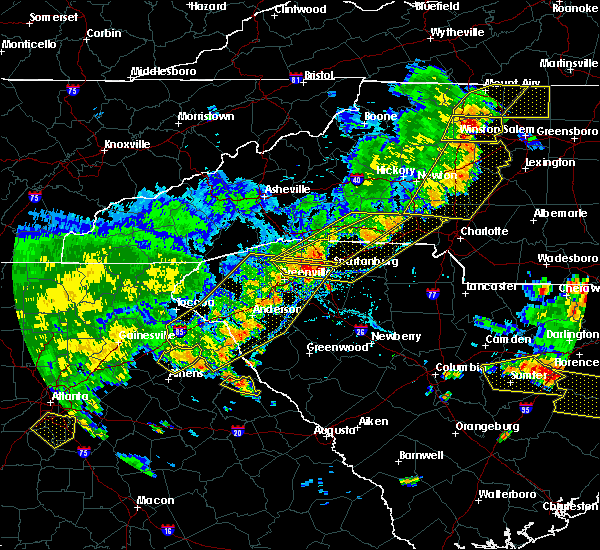 Interactive Hail Maps Hail Map for Greenville, SC