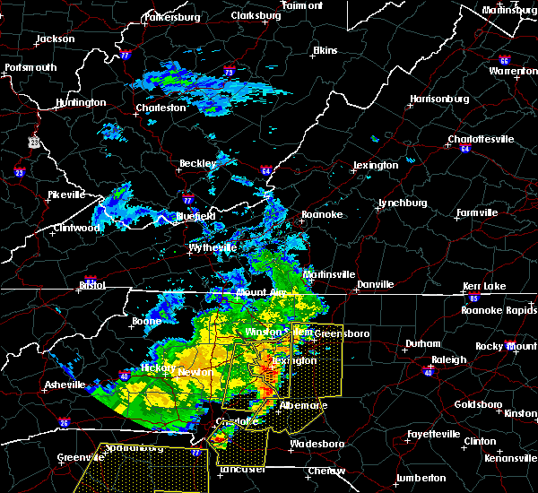 Interactive Hail Maps Hail Map for Kernersville, NC