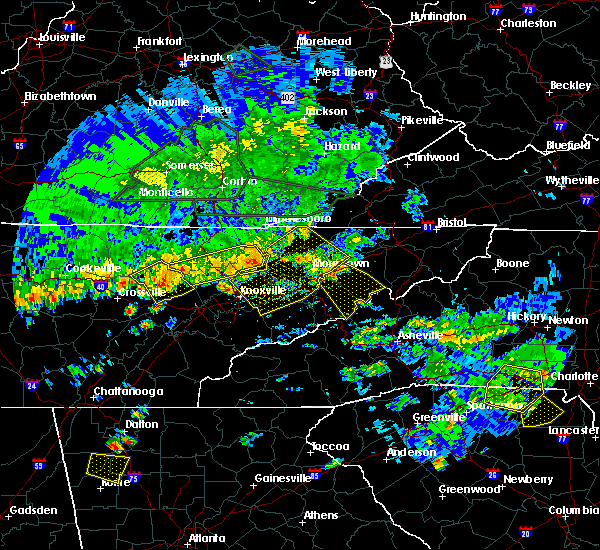 Interactive Hail Maps Hail Map for Clinton, TN