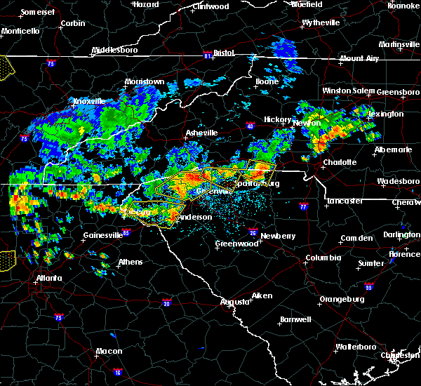 Interactive Hail Maps Hail Map for Greenville, SC