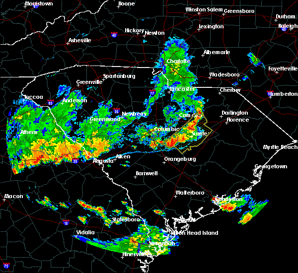 Interactive Hail Maps Hail Map for Wedgefield, SC