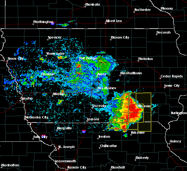 Interactive Hail Maps Hail Map for Oskaloosa, IA