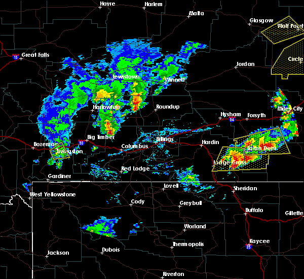 Interactive Hail Maps Hail Map for Livingston, MT