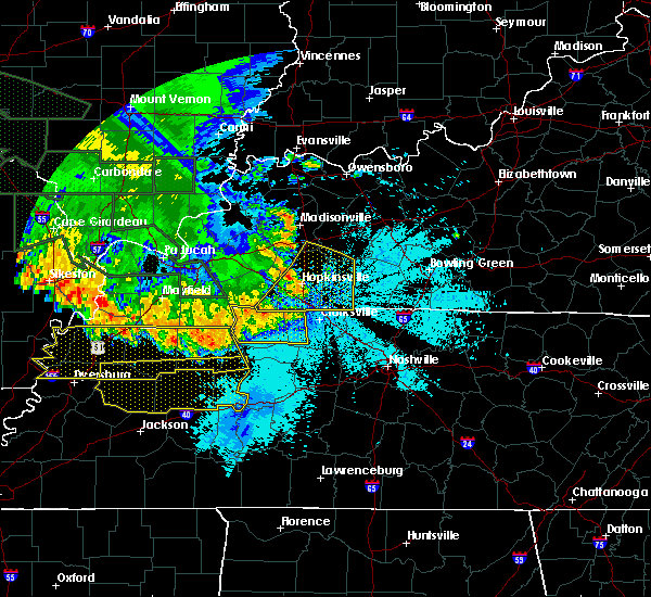 Interactive Hail Maps Hail Map for Clarksville, TN