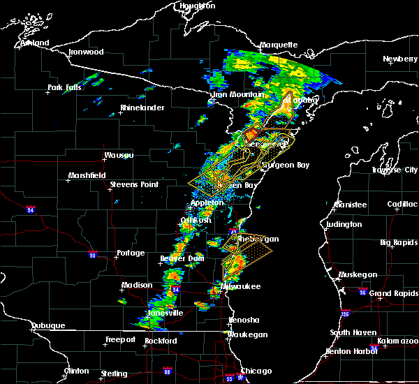 Interactive Hail Maps Hail Map for Sturgeon Bay, WI