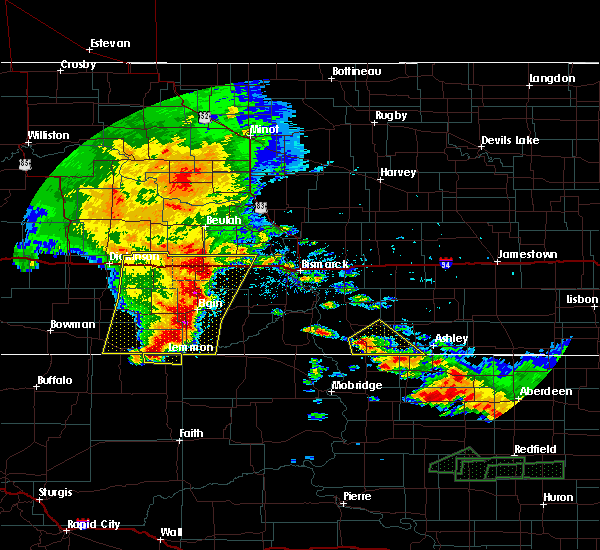 Interactive Hail Maps Hail Map for Strasburg, ND