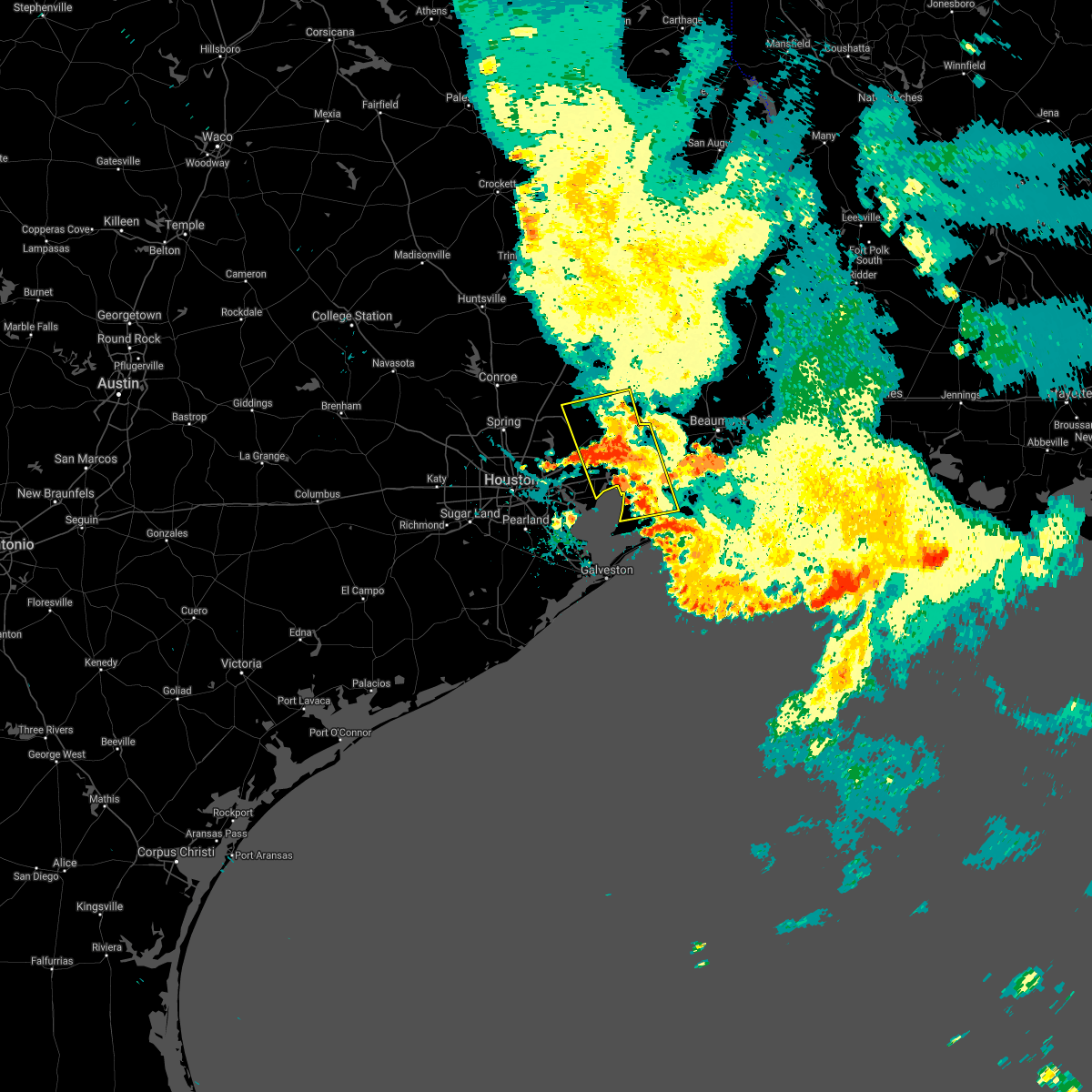 Interactive Hail Maps Hail Map for Anahuac, TX