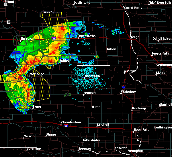 Interactive Hail Maps Hail Map for Mobridge, SD