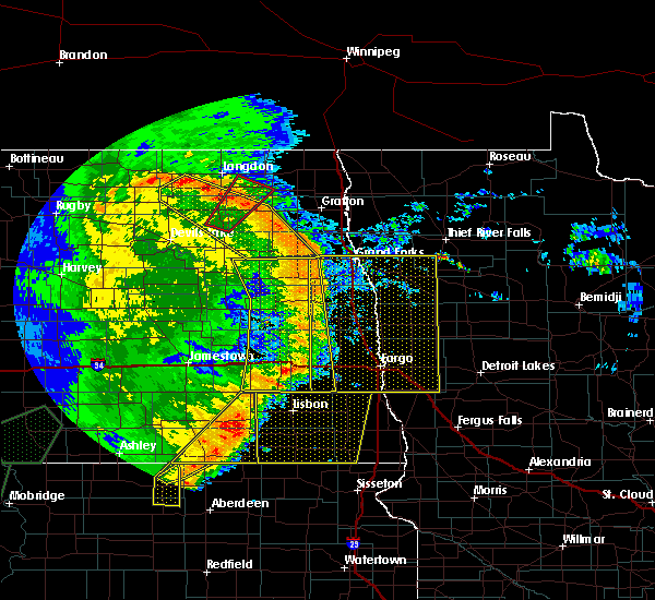 Interactive Hail Maps Hail Map for Langdon, ND