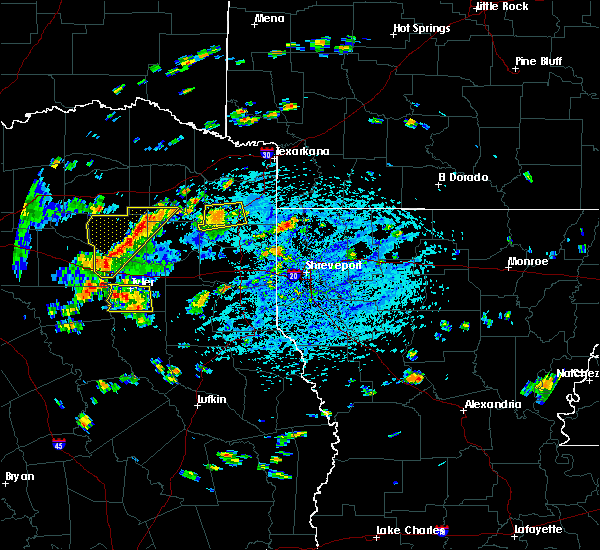 Interactive Hail Maps Hail Map for Avinger, TX