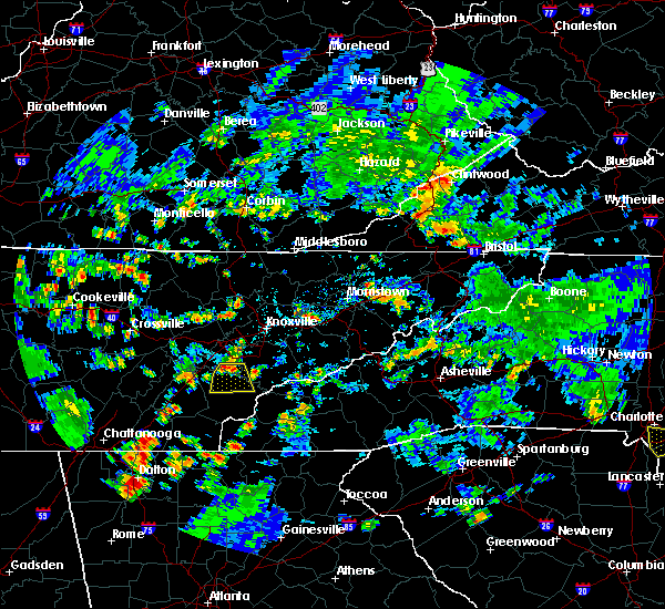 Interactive Hail Maps Hail Map for Vonore, TN