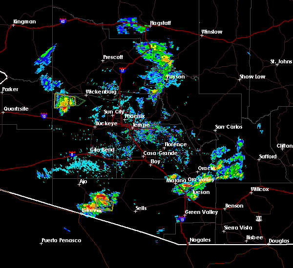 Interactive Hail Maps Hail Map for Aguila, AZ