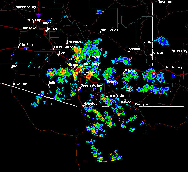 Interactive Hail Maps Hail Map for Tucson, AZ