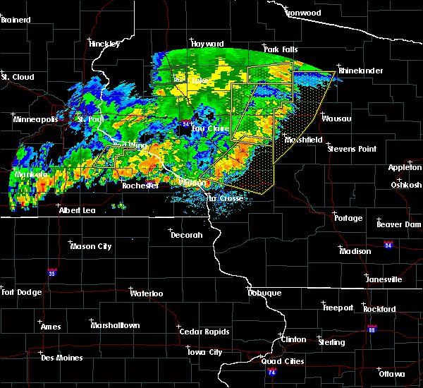 Interactive Hail Maps Hail Map for Wausau, WI