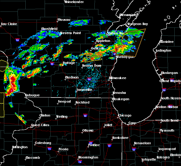 Interactive Hail Maps Hail Map for Mount Calvary, WI