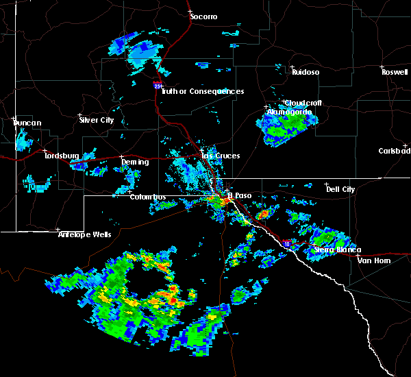 Interactive Hail Maps Hail Map for El Paso, TX