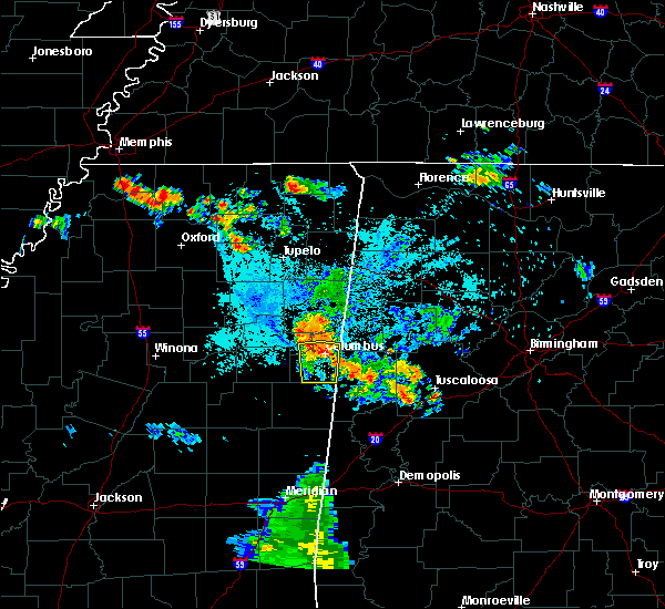 Interactive Hail Maps Hail Map for Columbus, MS