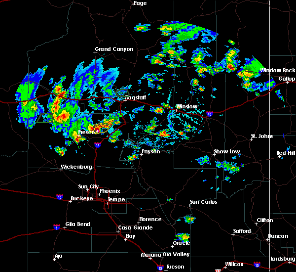 Interactive Hail Maps Hail Map for Cornville, AZ