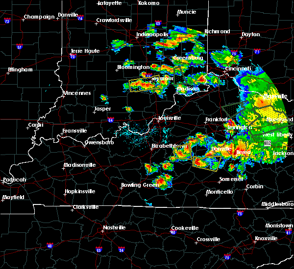 Interactive Hail Maps Hail Map for Hustonville, KY