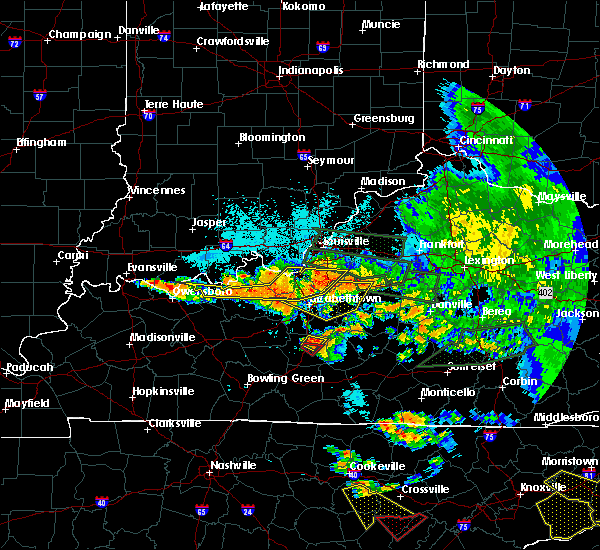 Interactive Hail Maps Hail Map for Bonnieville, KY