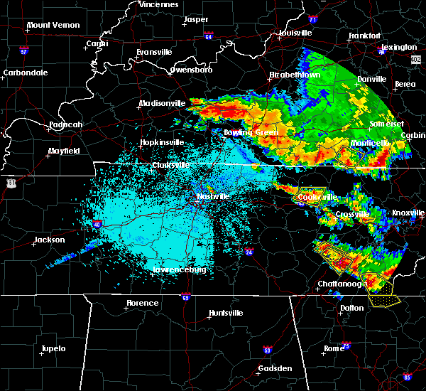 Interactive Hail Maps Hail Map for Cookeville, TN