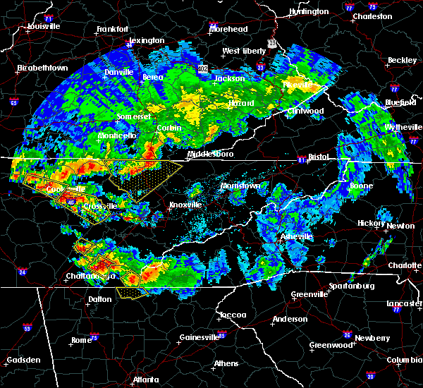 Interactive Hail Maps Hail Map for Crossville, TN