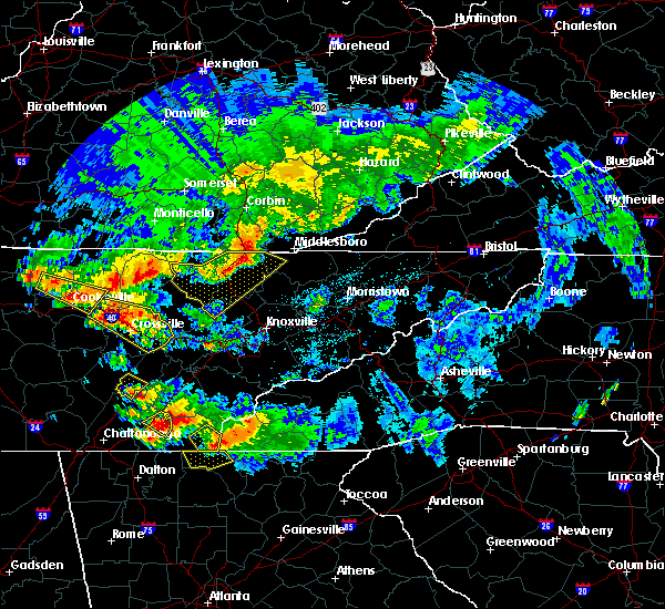 Interactive Hail Maps Hail Map for Monterey, TN
