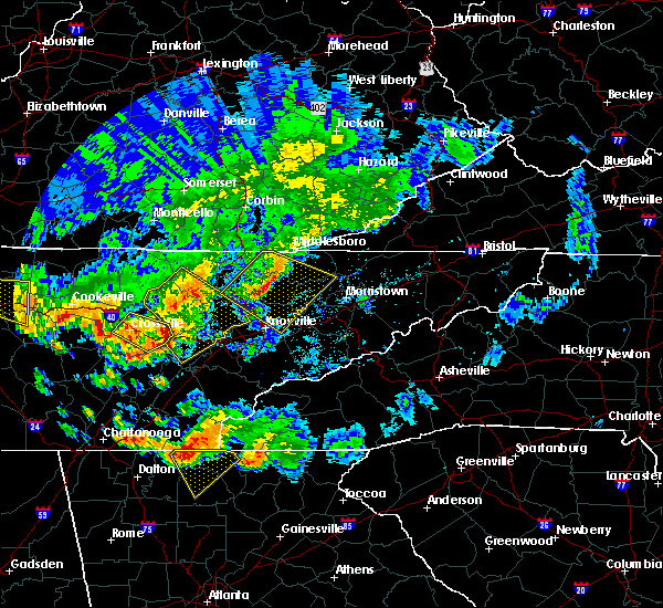 Interactive Hail Maps Hail Map for Crossville, TN
