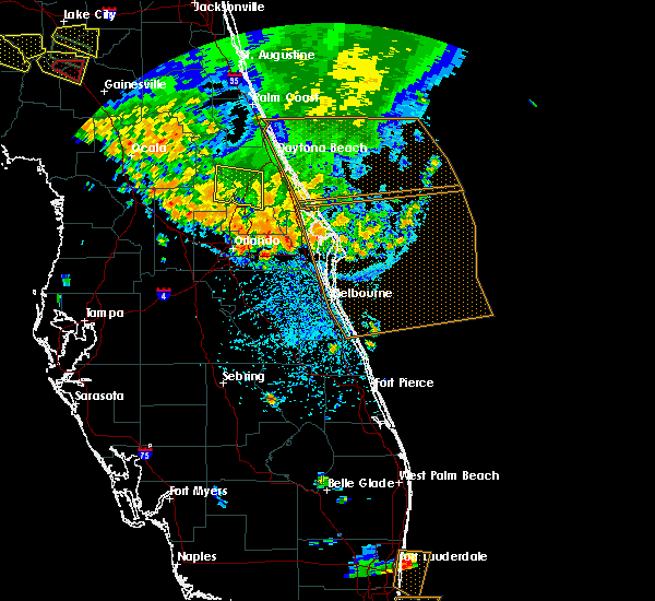 Weather Map For Southwest Florida Interactive Hail Maps Hail Map for DeLand Southwest, FL