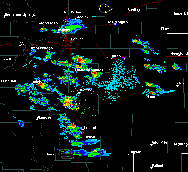 Interactive Hail Maps Hail Map for Rye, CO