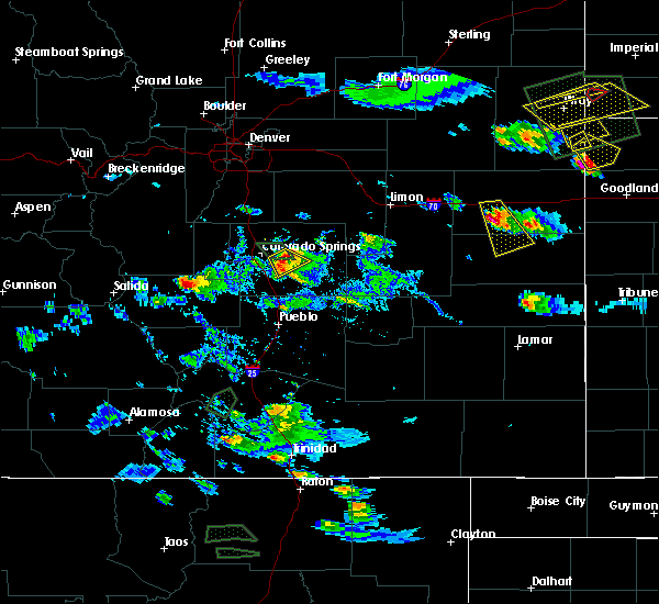 Interactive Hail Maps Hail Map for Colorado Springs, CO