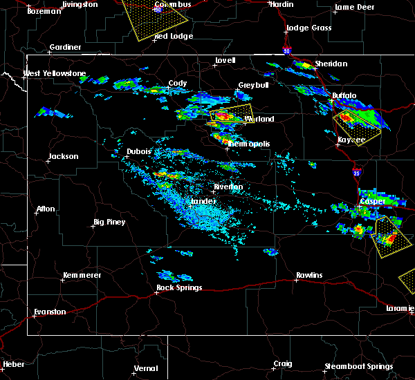 Interactive Hail Maps Hail Map for Manderson, WY