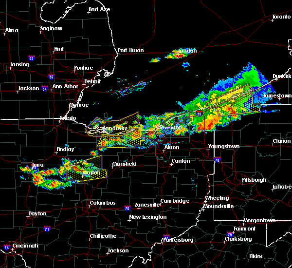 Interactive Hail Maps Hail Map for Kipton, OH