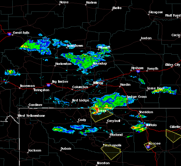 Interactive Hail Maps Hail Map for Lovell, WY