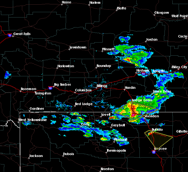Interactive Hail Maps Hail Map for Dayton, WY