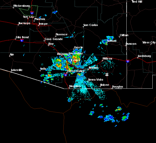 Interactive Hail Maps Hail Map for Tucson, AZ