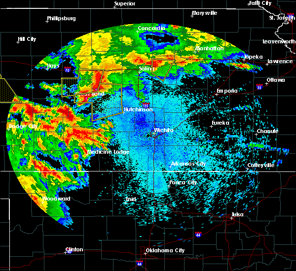 Interactive Hail Maps Hail Map for Hutchinson, KS