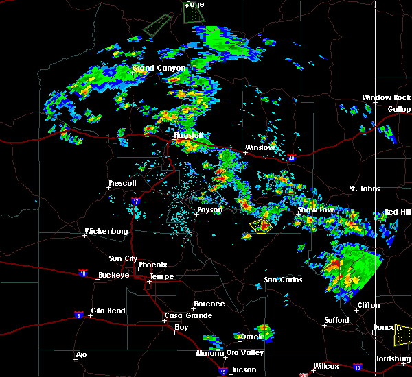 Interactive Hail Maps Hail Map for Cibecue, AZ
