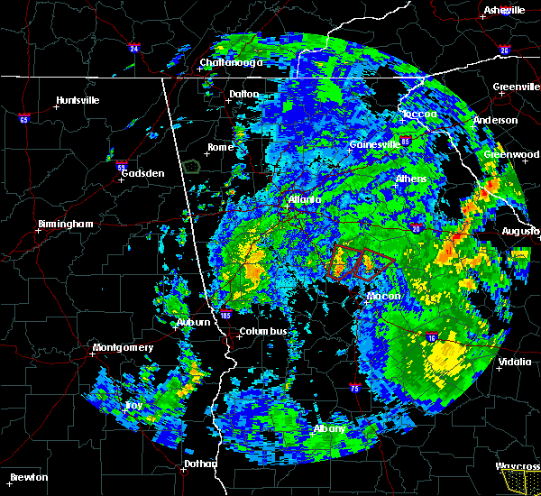 Interactive Hail Maps Hail Map for Flovilla, GA